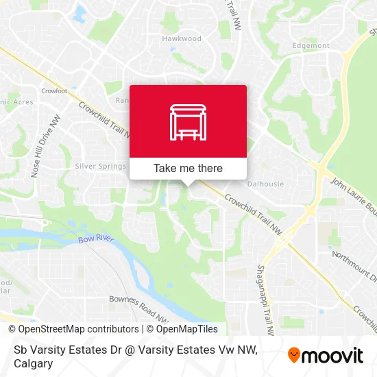 Sb Varsity Estates Dr @ Varsity Estates Vw NW map