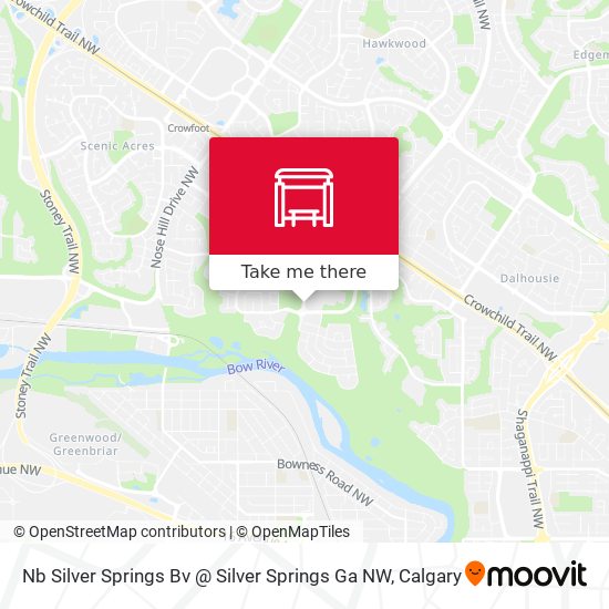 Nb Silver Springs Bv @ Silver Springs Ga NW map