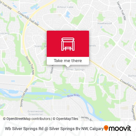 Wb Silver Springs Rd @  Silver Springs Bv NW map