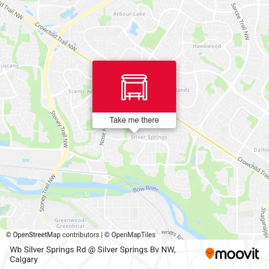 Wb Silver Springs Rd @  Silver Springs Bv NW map