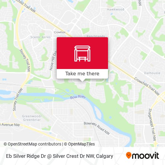Eb Silver Ridge Dr @ Silver Crest Dr NW map