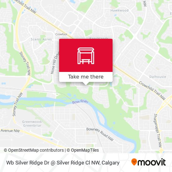 Wb Silver Ridge Dr @ Silver Ridge Cl NW map