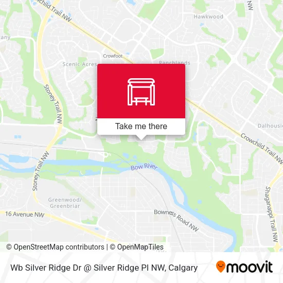 Wb Silver Ridge Dr @ Silver Ridge Pl NW map