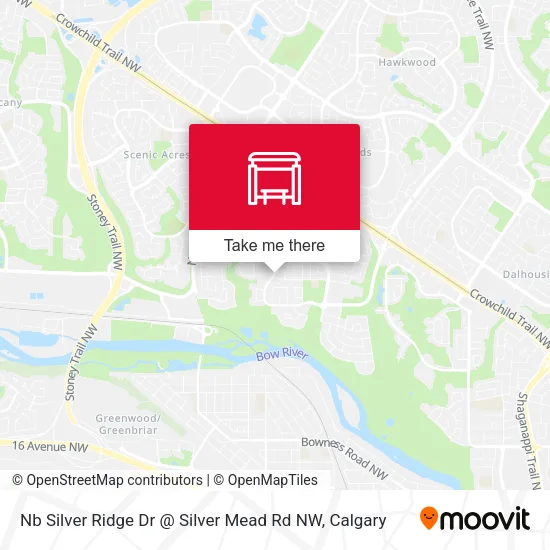 Nb Silver Ridge Dr @ Silver Mead Rd NW map