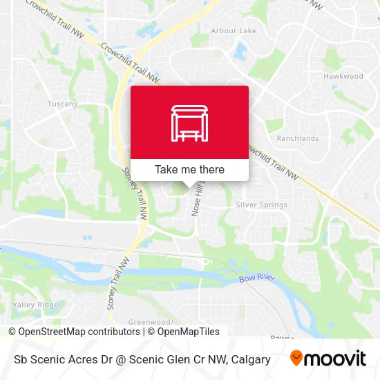 Sb Scenic Acres Dr @ Scenic Glen Cr NW map