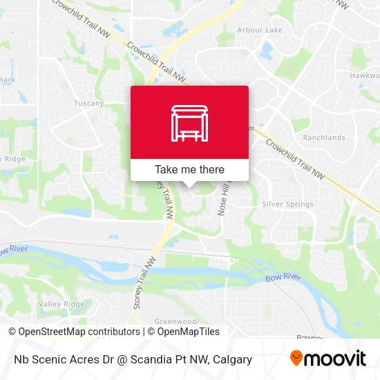 Nb Scenic Acres Dr @ Scandia Pt NW map