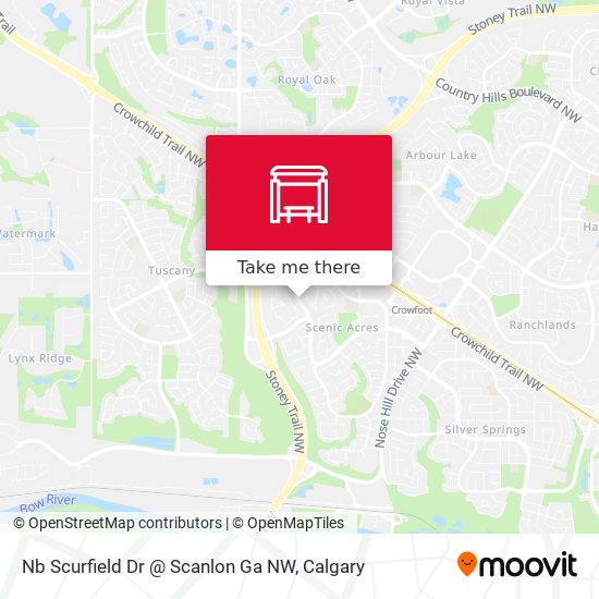 Nb Scurfield Dr @ Scanlon Ga NW map