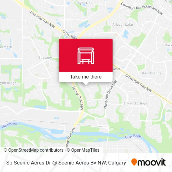 Sb Scenic Acres Dr @ Scenic Acres Bv NW map