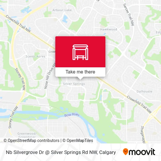 Nb Silvergrove Dr @ Silver Springs Rd NW map
