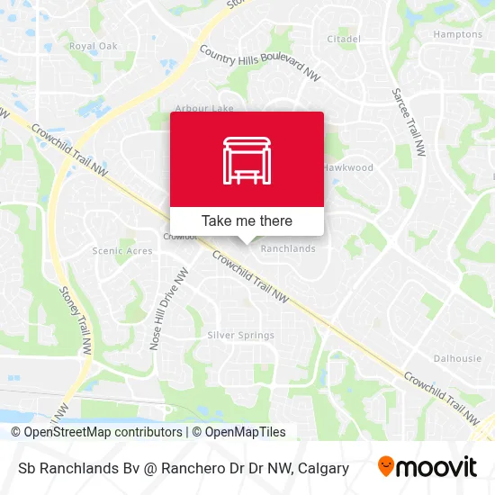 Sb Ranchlands Bv @ Ranchero Dr Dr NW map