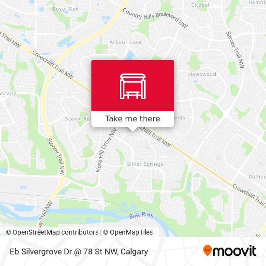 Eb Silvergrove Dr @ 78 St NW map
