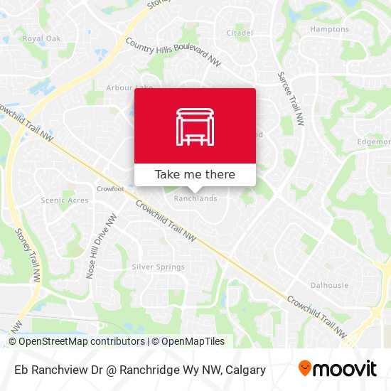 Eb  Ranchview Dr @ Ranchridge Wy NW map