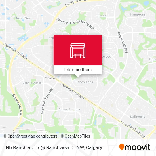Nb Ranchero Dr @ Ranchview Dr NW map