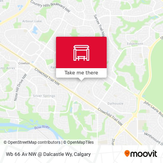 Wb 66 Av NW @ Dalcastle Wy map