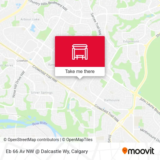 Eb 66 Av NW @ Dalcastle Wy map