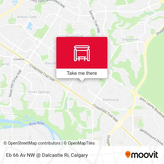 Eb 66 Av NW @ Dalcastle Ri map