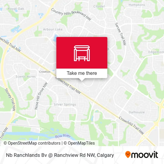 Nb Ranchlands Bv @ Ranchview Rd NW map
