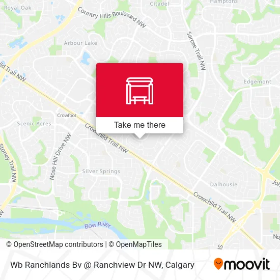 Wb Ranchlands Bv @ Ranchview Dr NW map