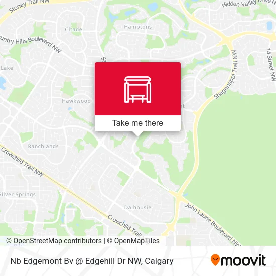 Nb Edgemont Bv @ Edgehill Dr NW map