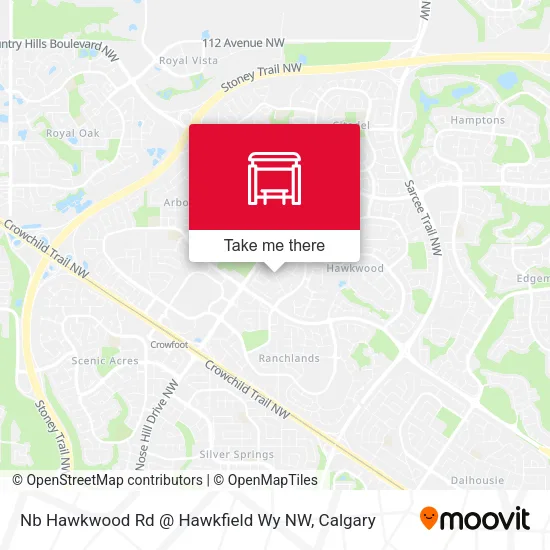 Nb Hawkwood Rd @ Hawkfield Wy NW plan