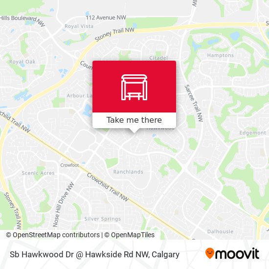 Sb Hawkwood Dr @ Hawkside Rd NW plan