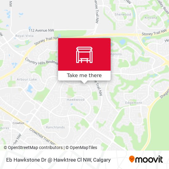 Eb Hawkstone Dr @ Hawktree Cl NW map