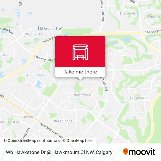Wb Hawkstone Dr @ Hawkmount Cl NW map