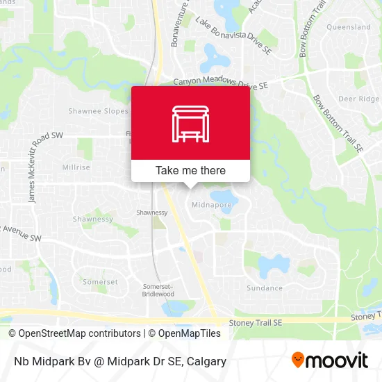 Nb Midpark Bv @ Midpark Dr SE map