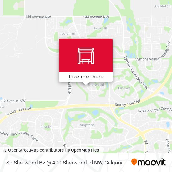 Sb Sherwood Bv @ 400 Sherwood Pl NW map