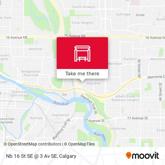 Nb 16 St SE @ 3 Av SE map