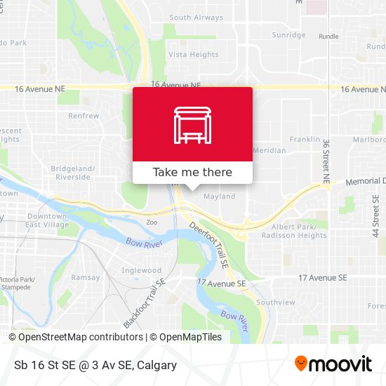 Sb 16 St SE @ 3 Av SE map