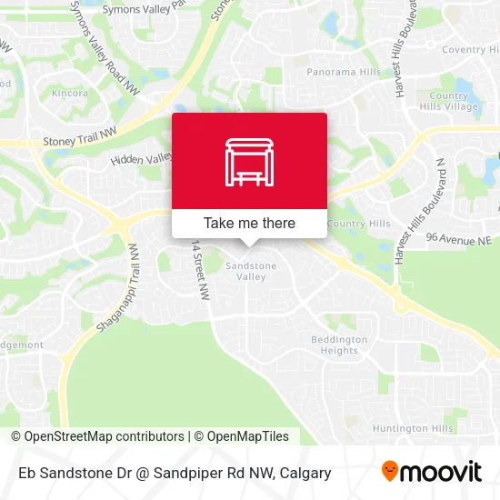 Eb Sandstone Dr @ Sandpiper Rd NW map