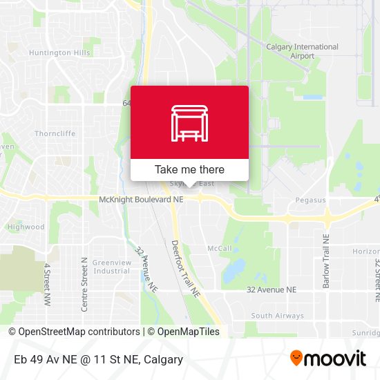 Eb 49 Av NE @ 11 St NE map