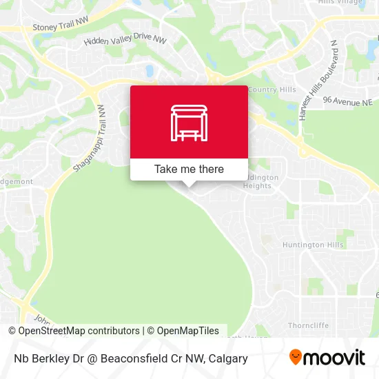 Nb Berkley Dr @ Beaconsfield Cr NW map