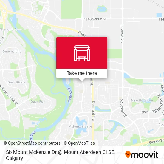 Sb Mount Mckenzie Dr @ Mount Aberdeen Ci SE map