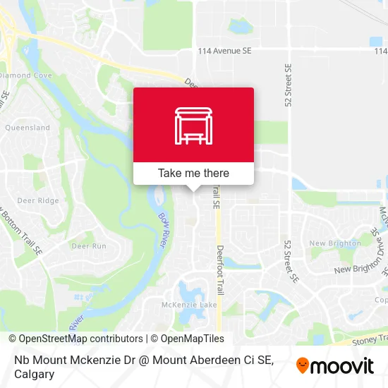 Nb Mount Mckenzie Dr @ Mount Aberdeen Ci SE map