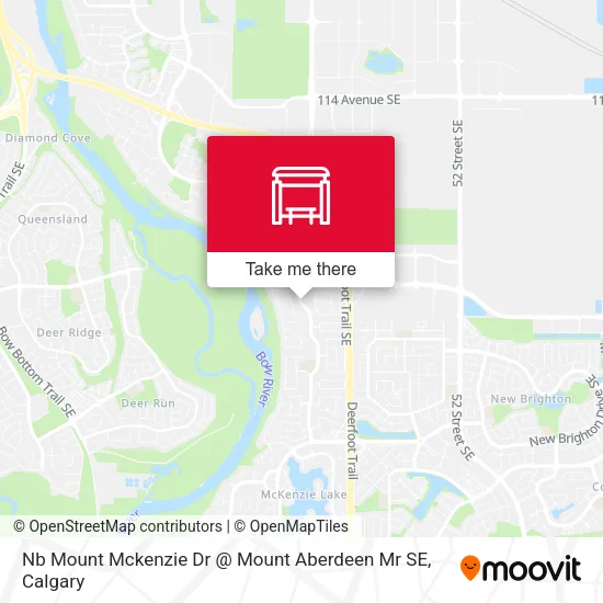 Nb Mount Mckenzie Dr @ Mount Aberdeen Mr SE map