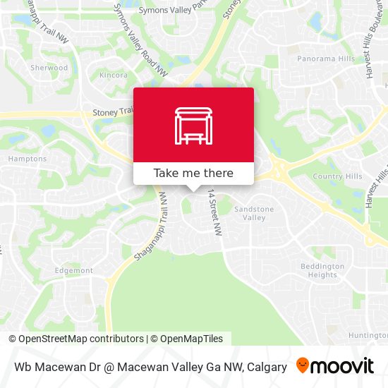 Wb Macewan Dr @ Macewan Valley Ga NW map