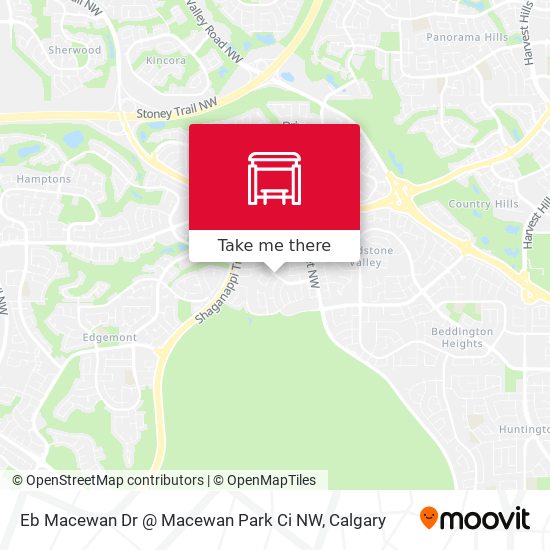 Eb Macewan Dr @ Macewan Park Ci NW map