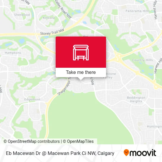 Eb Macewan Dr @ Macewan Park Ci NW map