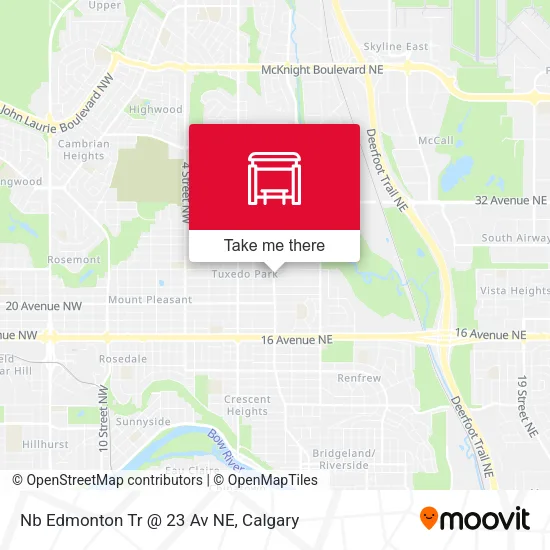 Nb Edmonton Tr @ 23 Av NE plan
