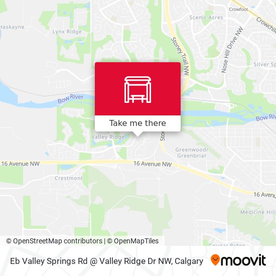 Eb Valley Springs Rd @ Valley Ridge Dr NW map