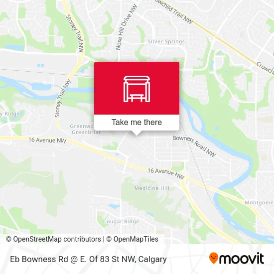 Eb Bowness Rd @ E. Of 83 St NW map