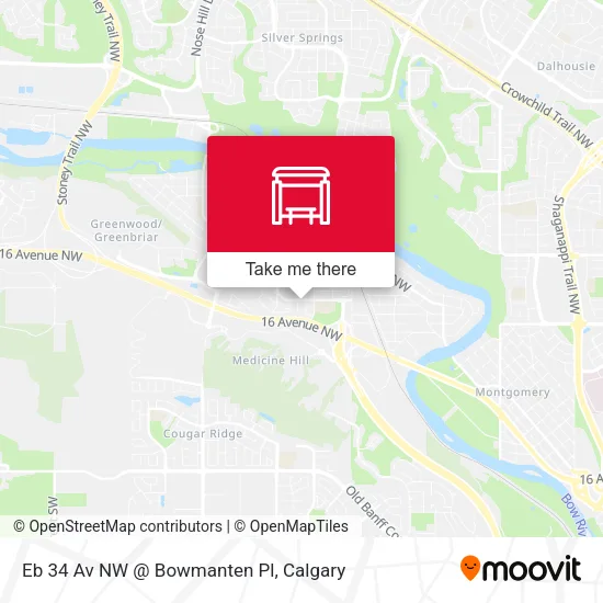 Eb 34 Av NW @ Bowmanten Pl map