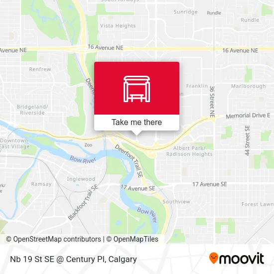 Nb 19 St SE @ Century Pl map