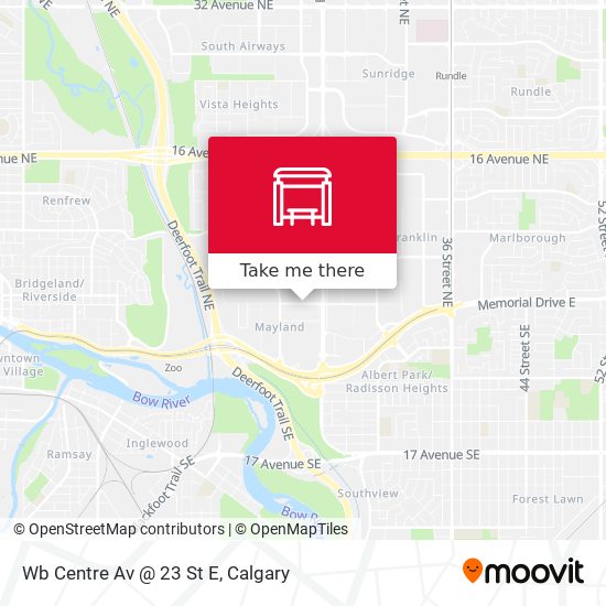 Wb Centre Av @ 23 St E plan