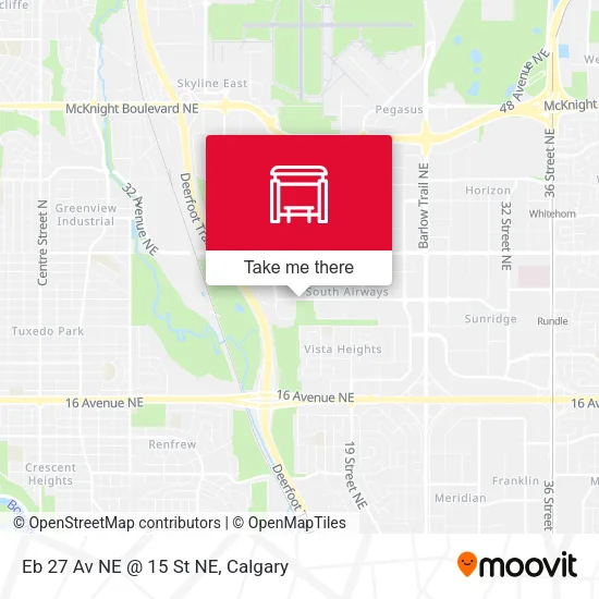 Eb 27 Av NE @ 15 St NE map