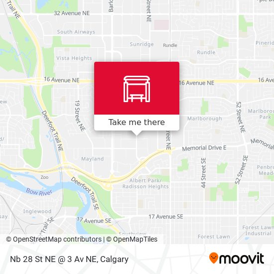 Nb 28 St NE @ 3 Av NE map