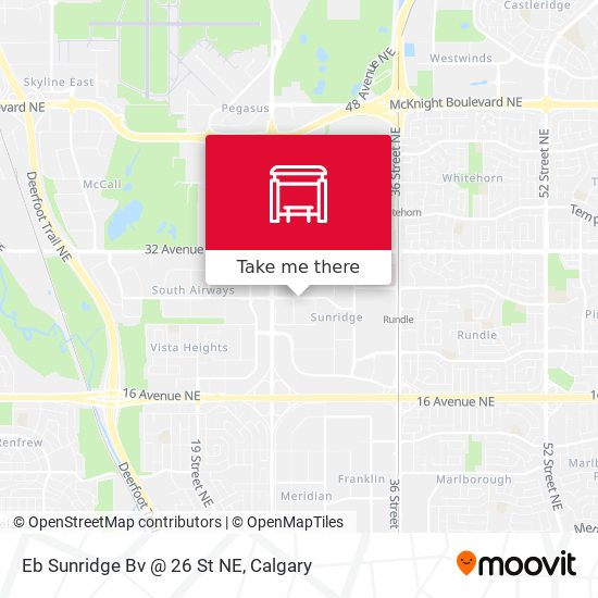 Eb Sunridge Bv @ 26 St NE map