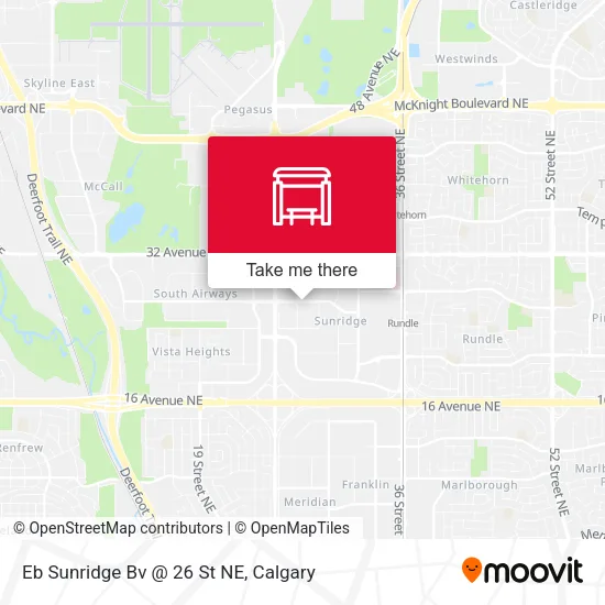 Eb Sunridge Bv @ 26 St NE map